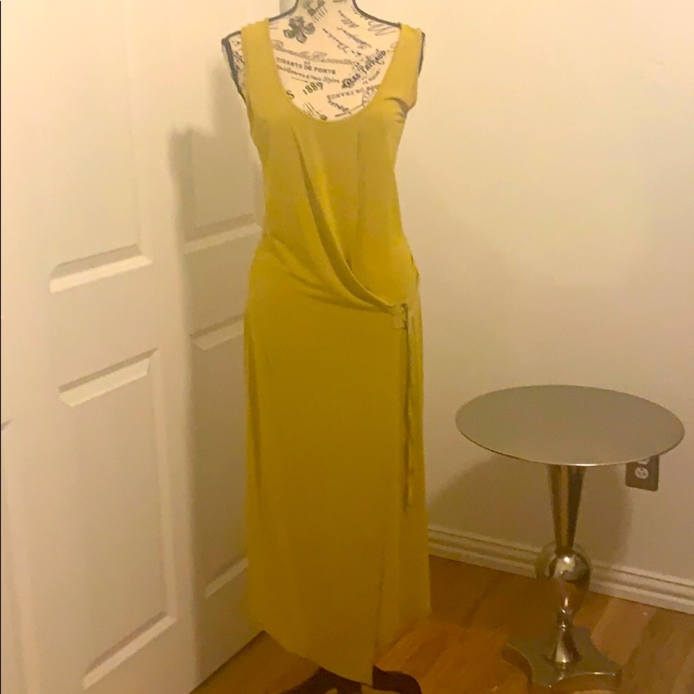 Lime green dress to impress